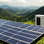 **Image Prompt 1: BESS in a Malaysian Setting**
    "A sleek, futuristic Battery Energy Storage System (BESS) unit standing prominently within a vibrant, sunny Malaysian landscape. Large solar panels are visible in the background, subtly integrated into modern architecture. Glowing lines represent energy flowing efficiently from the solar panels into the BESS, and then out towards a stable, interconnected power grid. The scene should convey technological advancement, sustainability, and energy resilience in a tropical environment, emphasizing the seamless integration of renewable energy."
